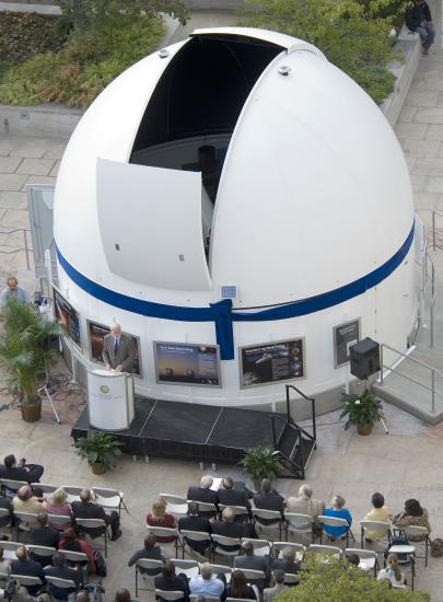 Secretary Clough Opens the Public Observatory