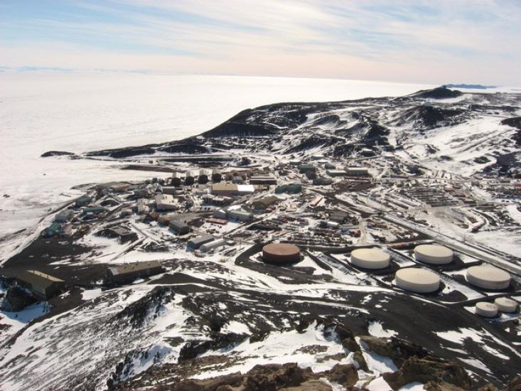 McMurdo Station on Ross Island, Antarctica