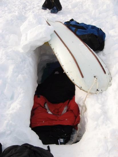 Maria Banks' Survival Trench, Antarctica