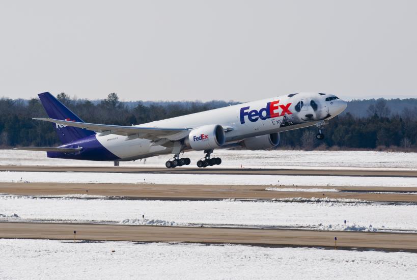 Panda Plane - Tai Shan Departs from Dulles Aboard Boeing 777