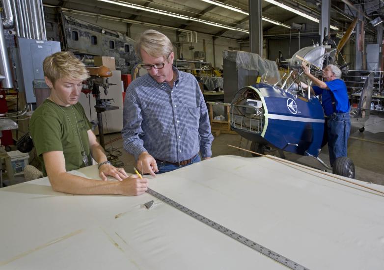 Volunteers at the Garber Facility