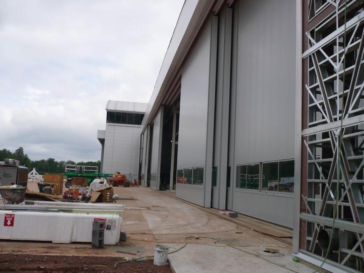 Udvar-Hazy Center Construction: Restoration Hangar Exterior Doors