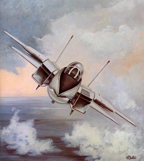 Grumman F-14 Cover Art for Approach Magazine