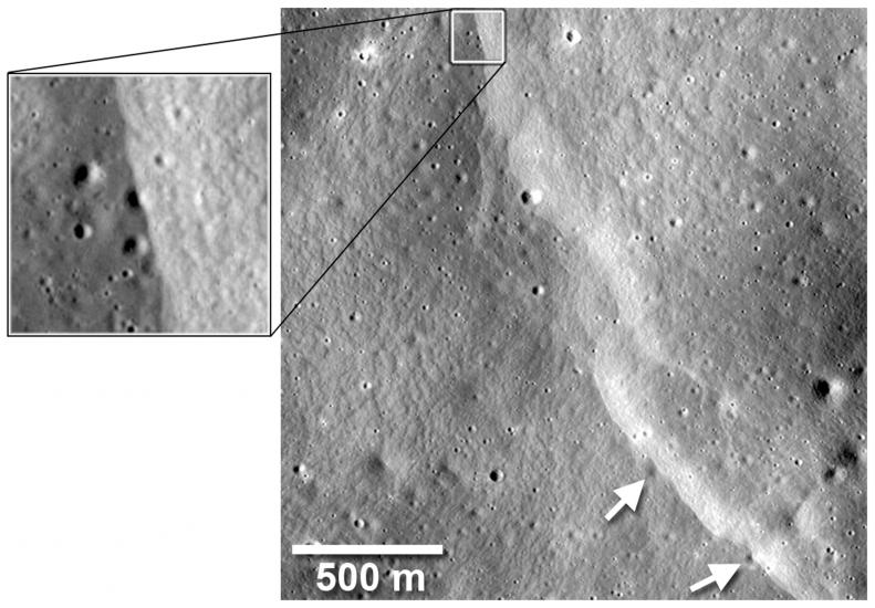 Image illustrating Crosscut Craters with inset