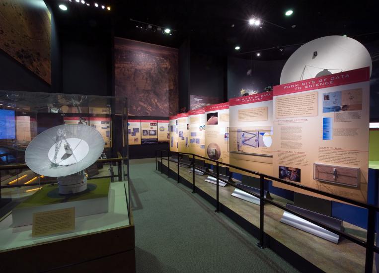 Mars Exhibit Inside the "Exploring the Planets" Gallery