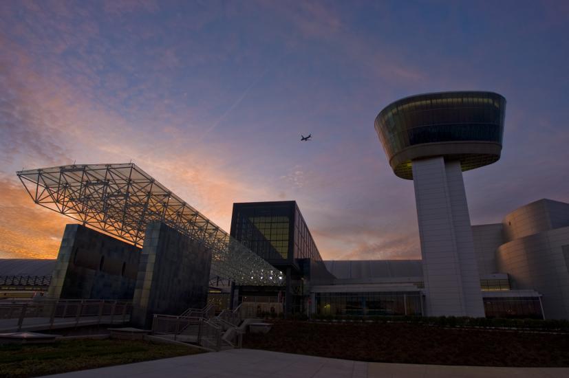 Steven F. Udvar-Hazy Center at Sunset