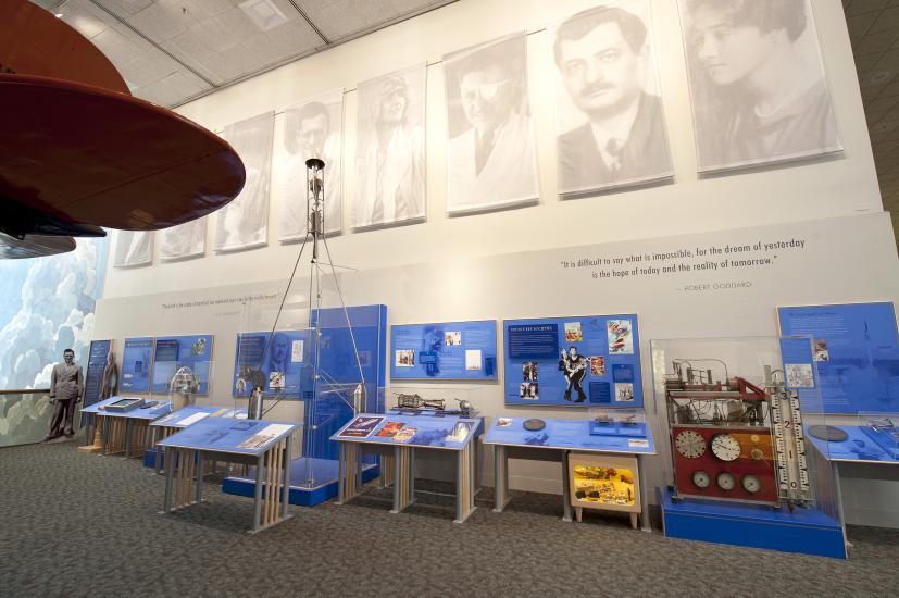 Rocket Pioneers Display in the "Barron Hilton Pioneers of Flight Gallery"