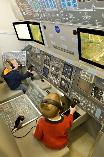 Shuttle Simulator at the Steven F. Udvar-Hazy Center