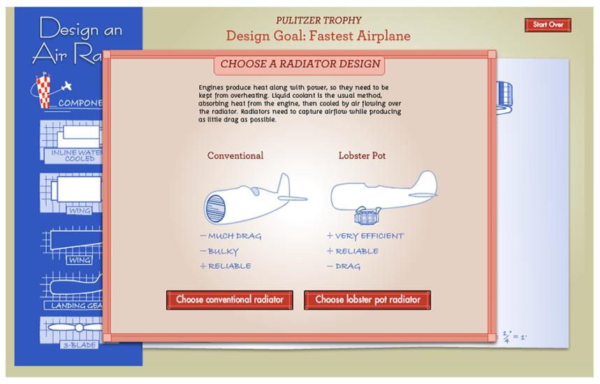 Design an Air Racer Interactive