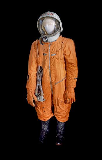 Yuri Gagarin wore a spacesuit similar to this one.