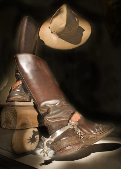 Brig. Gen. William "Billy" Michell's Hat and Boots