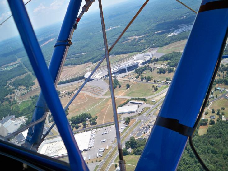 View from the "Spirit of Tuskegee"