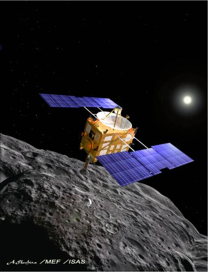 Artist's Concept of the Hyabusa (Muses-C) Spacecraft