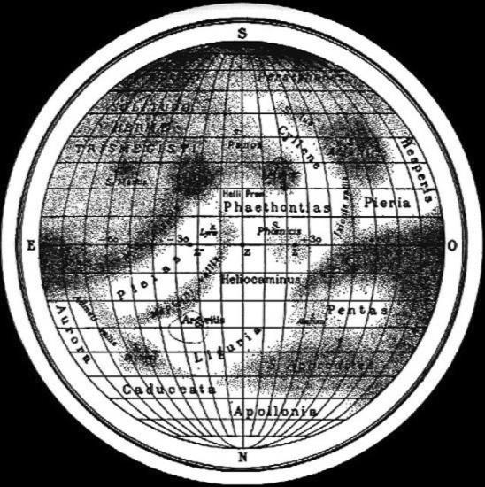 1920's Map of Mercury