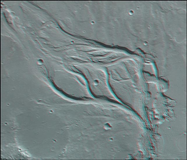 3D Anaglyph of Osuga Valles