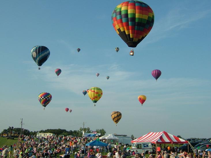 Hot Air Balloon Launch