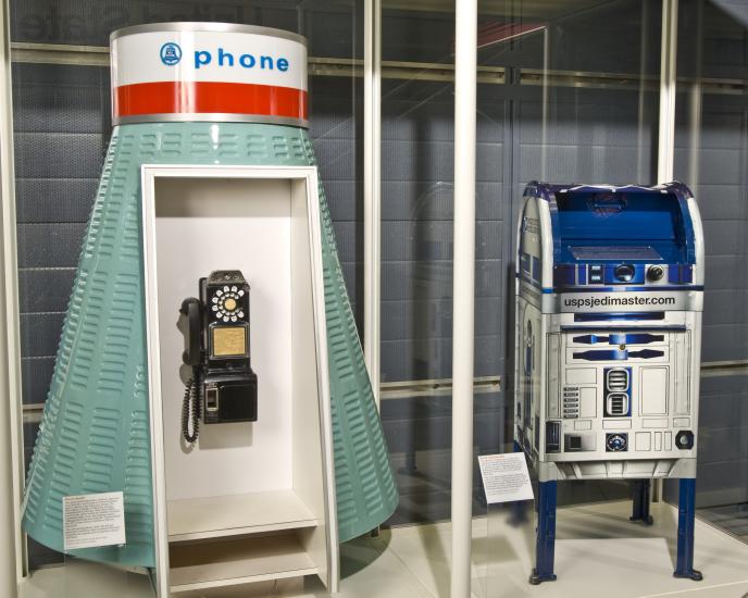 Mercury Phonebooth and Star Wars Mailbox