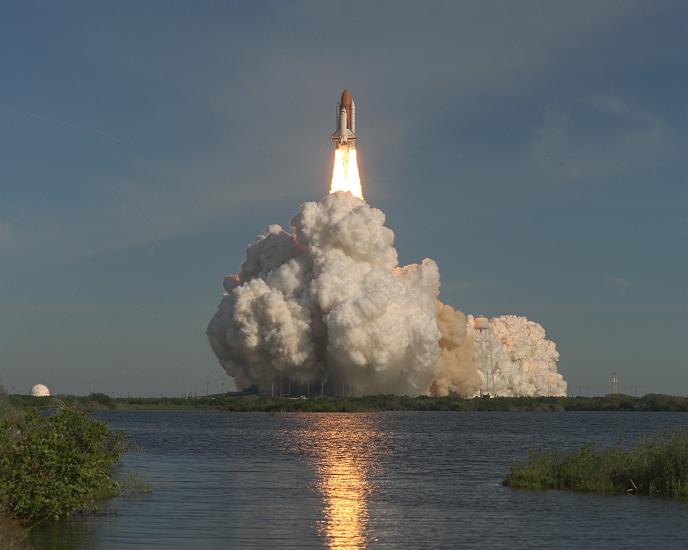 Liftoff of Space Shuttle <i>Columbia</i> on STS-62