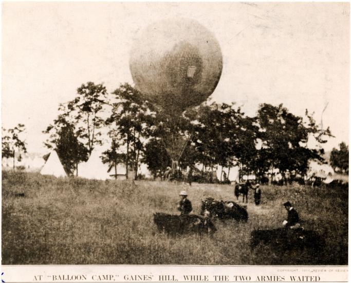 Thaddeus Lowe at the Battle of Fair Oaks