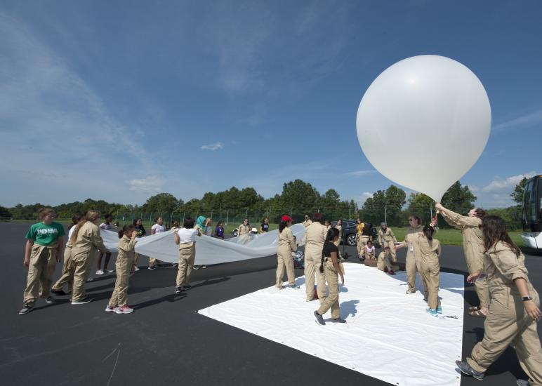 weather balloon launch