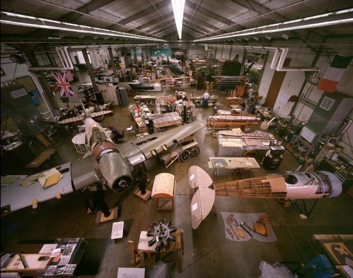 Restoration Workshop at the Garber Facility