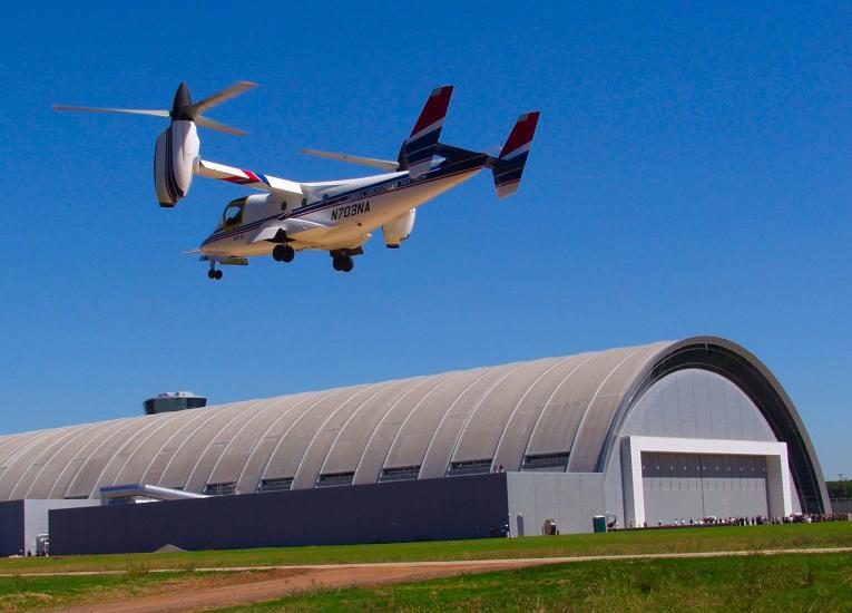 Bell XV-15 Tilt Rotor Lands at Udvar-Hazy Center