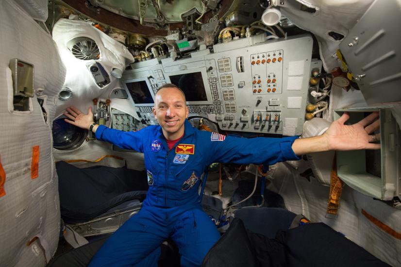 Astronaut in the International Space Station