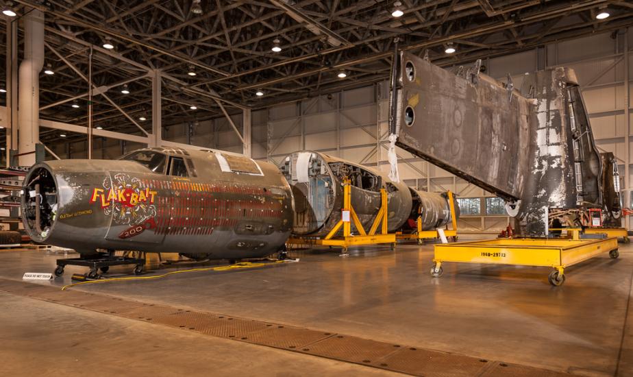 "Flak-Bait" in Restoration Hangar