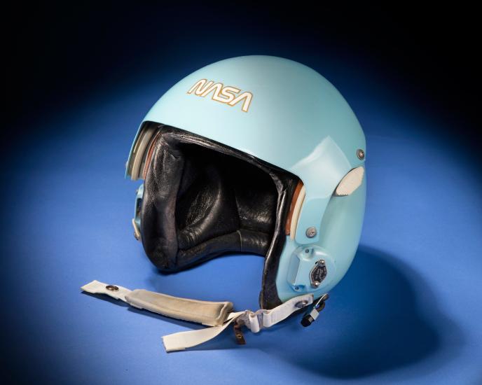 Sally Ride’s Aviator Helmet, Sally K. Ride Collection