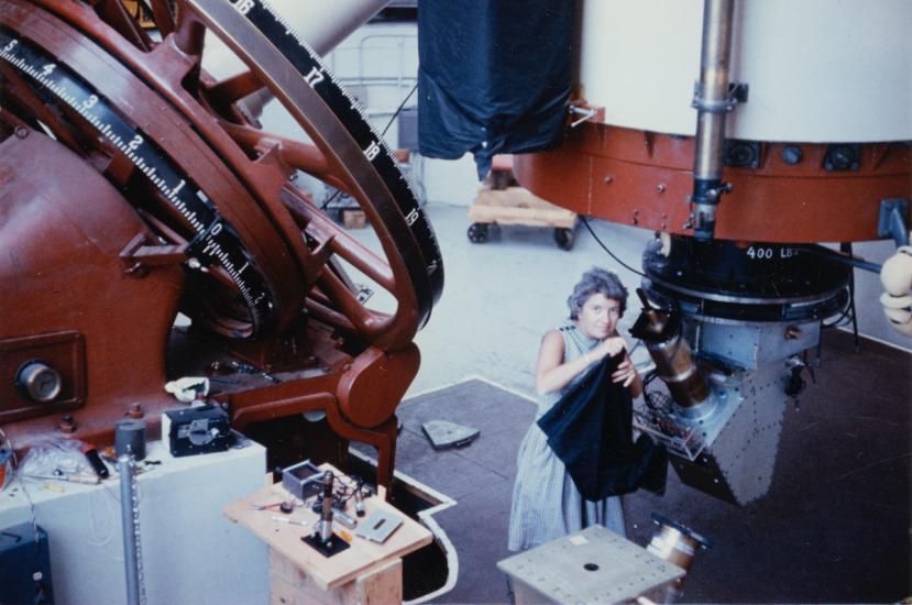 Vera Rubin at the Flagstaff Telescope