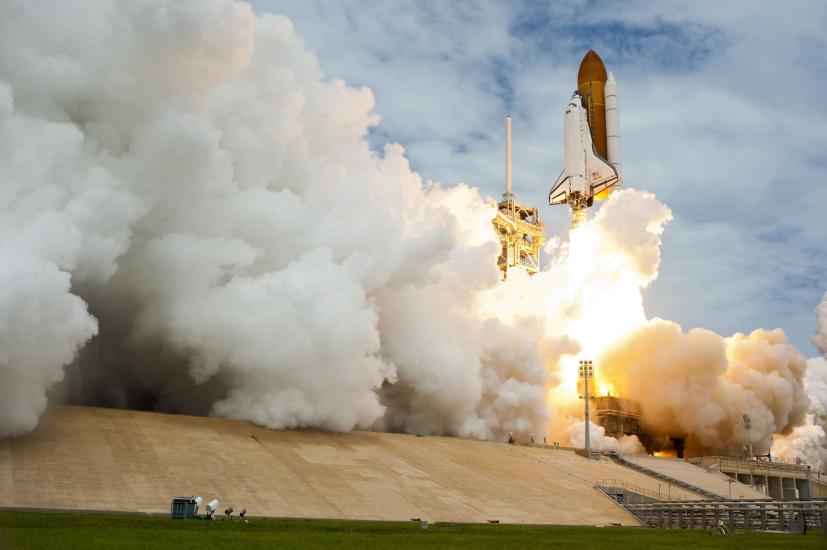 space shuttle launch