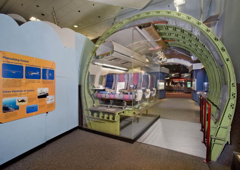 How Things Fly Exhibition - Boeing 757 Fuselage