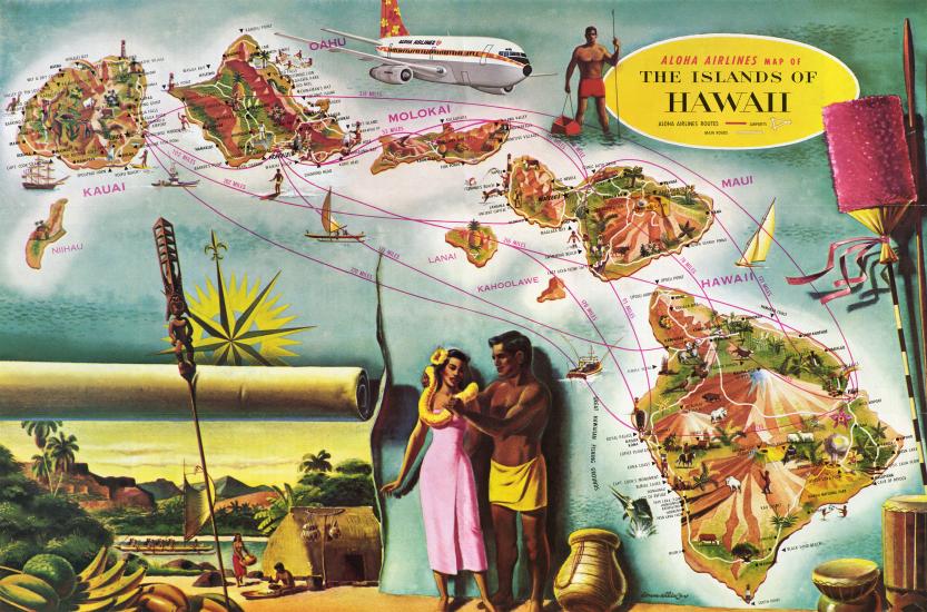 Aloha Airlines Route Map