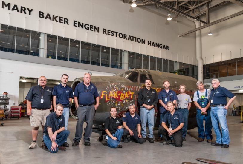 Moving the Martin B-26B Marauder <em>Flak-Bait</em>'s Forward Fuselage