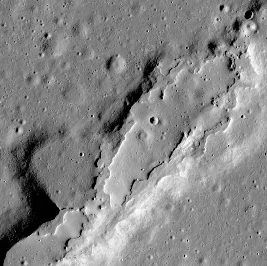 Collapsed Area of Moon