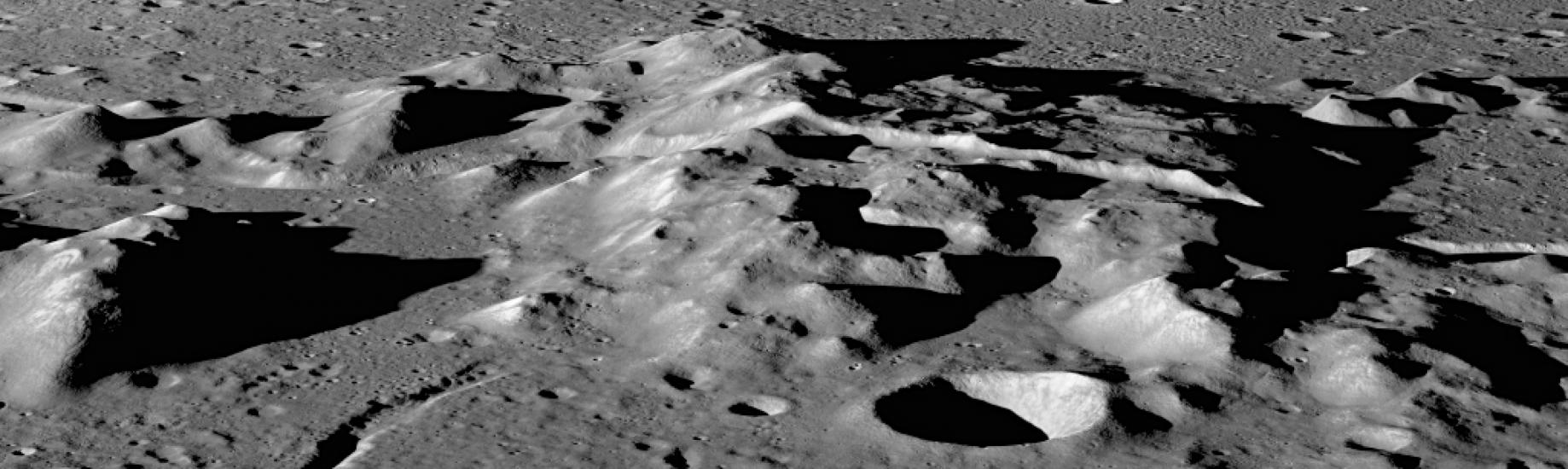 Rugged Mountains on the Moon