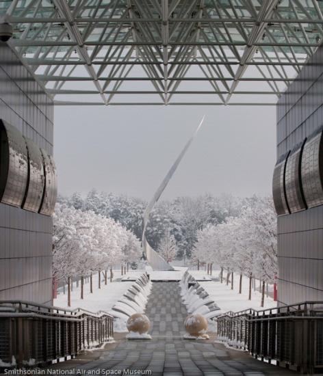 Snowmageddon at the Udvar-Hazy Center