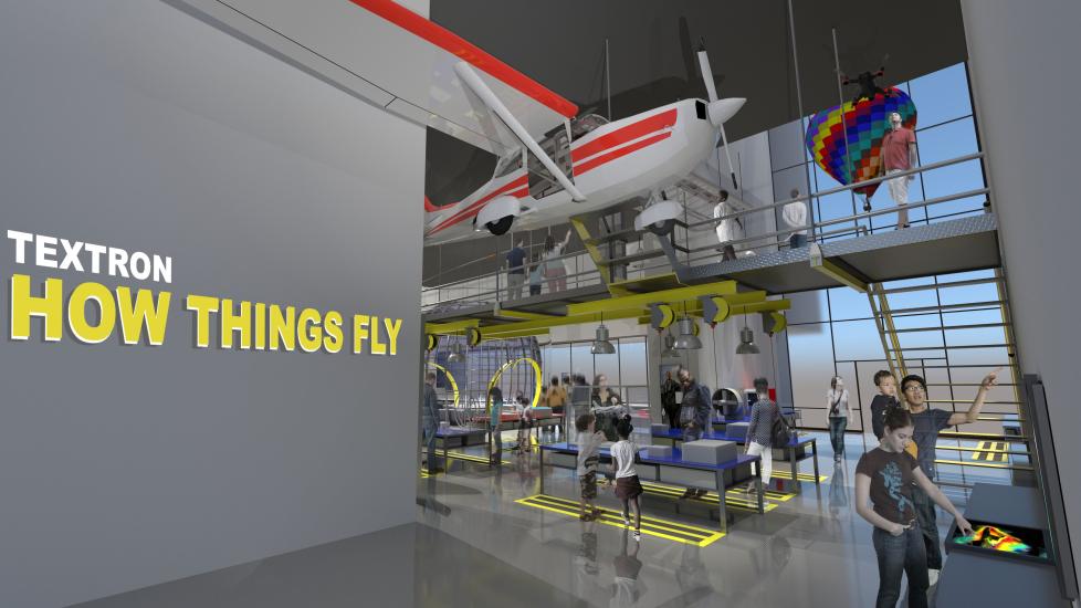 Rendering of "Textron How Things Fly Gallery"