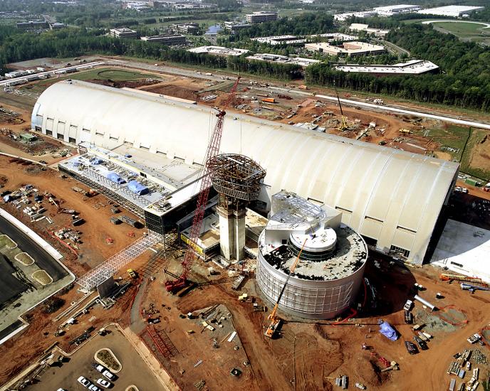 Udvar-Hazy Center Aerial View - 75% complete