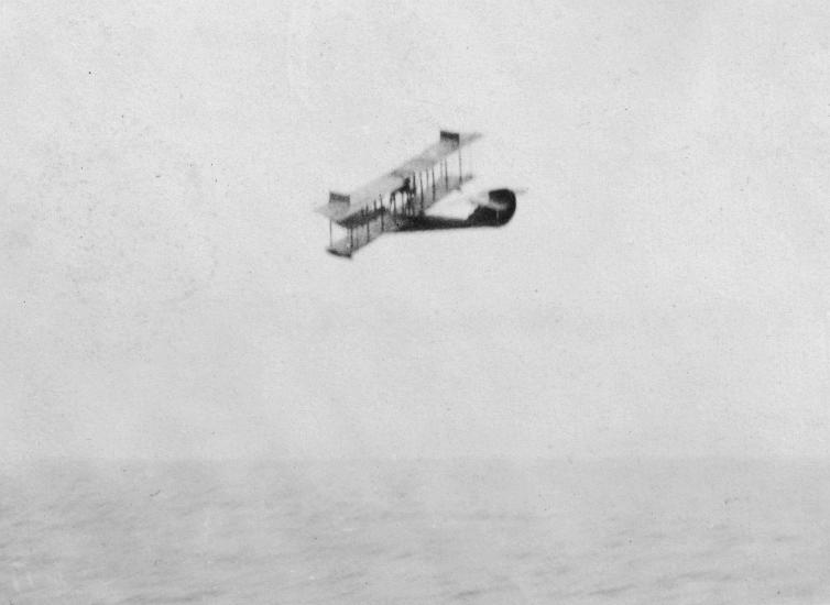 A photo of a plane ferrying liquor, 1920s