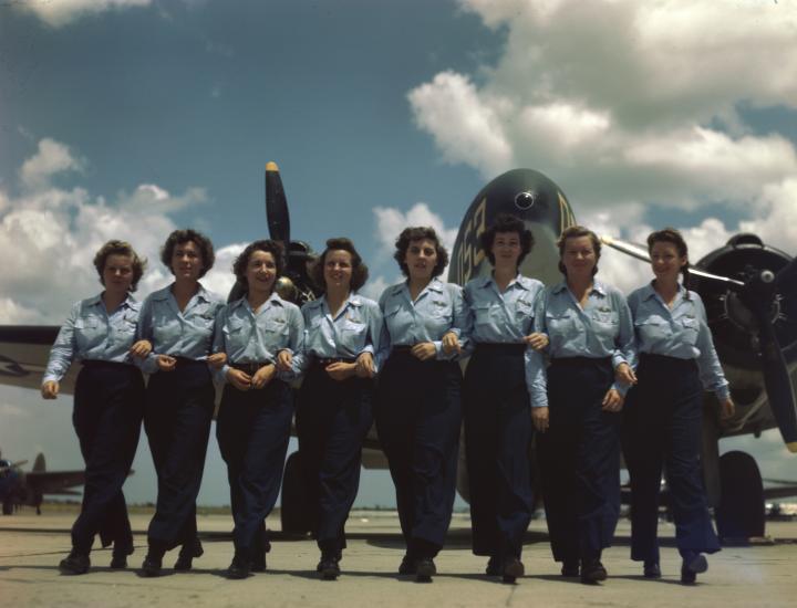 WASP Pilots at the AAF’s Training Command’s Advanced single engine pilot school 