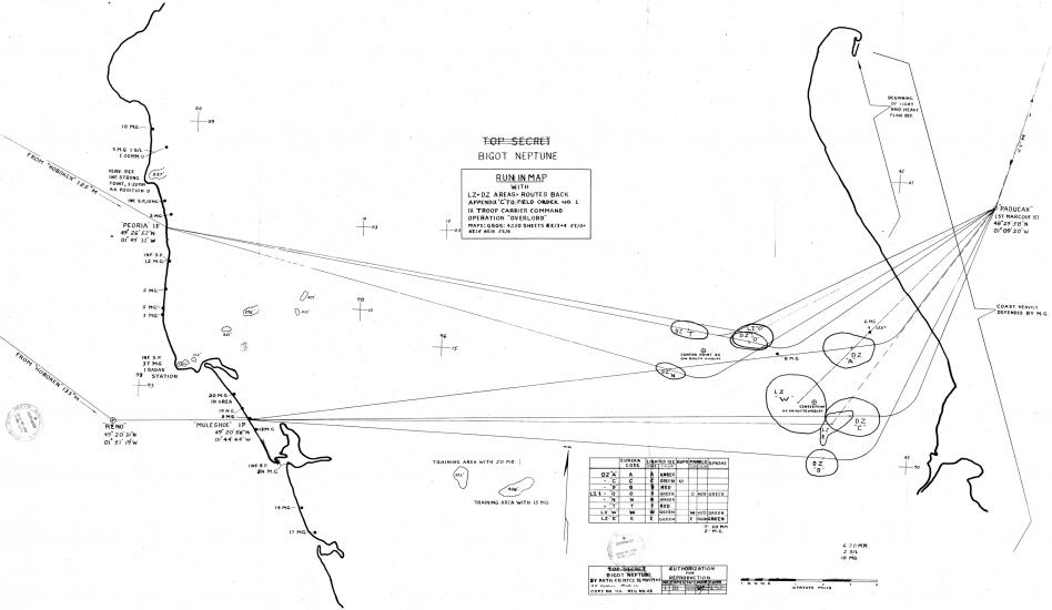 D-Day Drop Zones and Landing Zones 