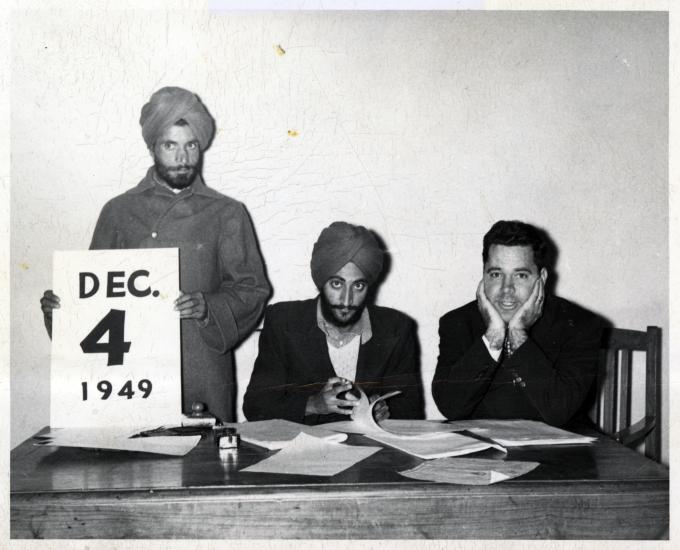 Lanphier and two local officials, Delhi