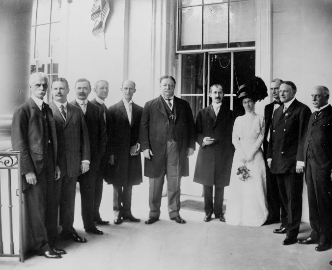 President William Howard Taft Meets Orville and Wilbur Wright