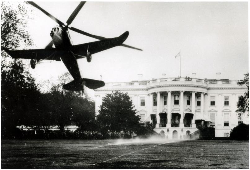 Pitcairn PCA-2 Autogiro in front of White House