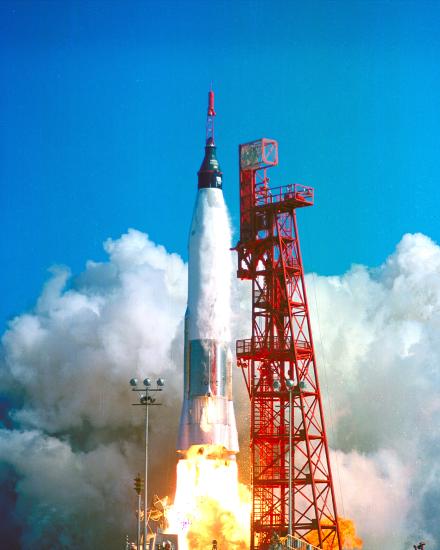 Successful Launch of the Mercury "Friendship 7" Spacecraft