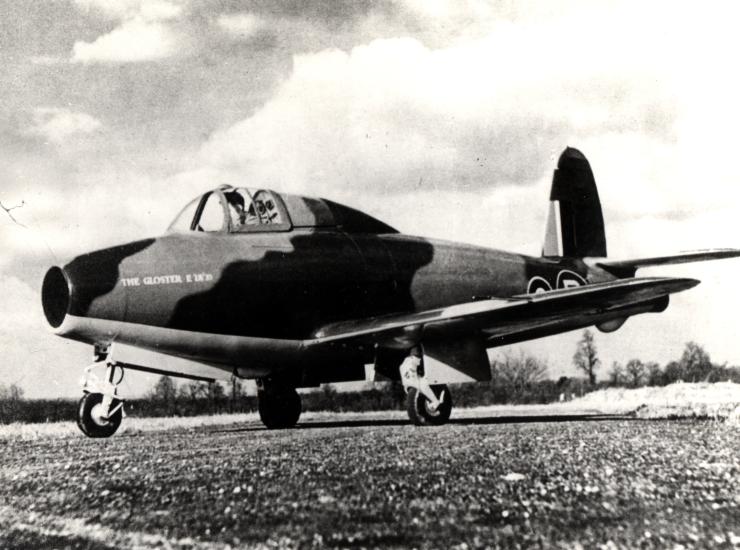 British Gloster E.28/39 jet aircraft