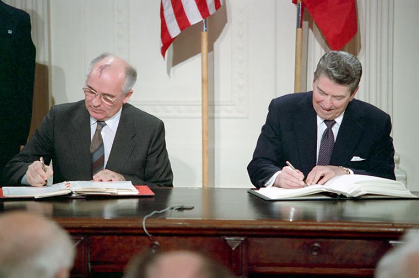 INF Treaty Signing