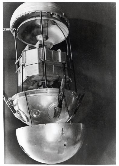 Interior View of the Sputnik Satellite