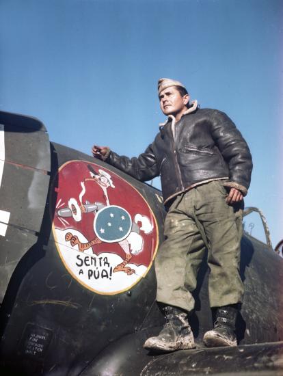 Republic P-47D Thunderbolt of the Brazilian 1st Fighter Group during their deployment to northern Italy in 1945